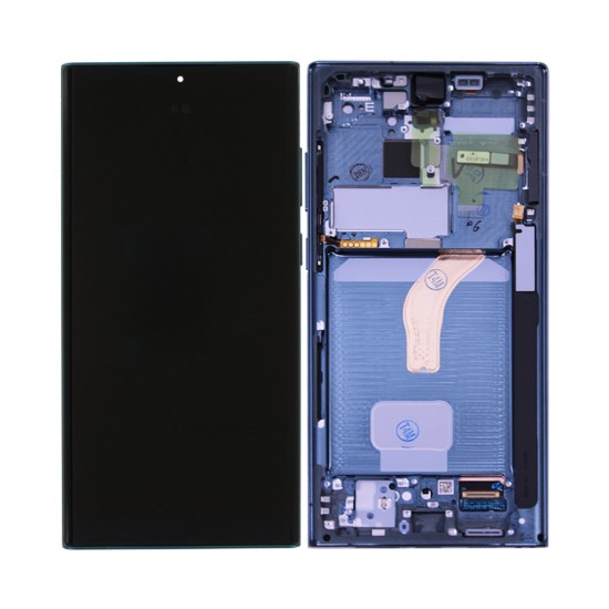 Touch+Display+Frame Samsung Galaxy S22 Ultra/S908 Service Pack Green Touch+Display+Frame Samsung Galaxy S22 Ultra/S908 Service Pack Green